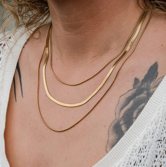 Layered Snake Necklace