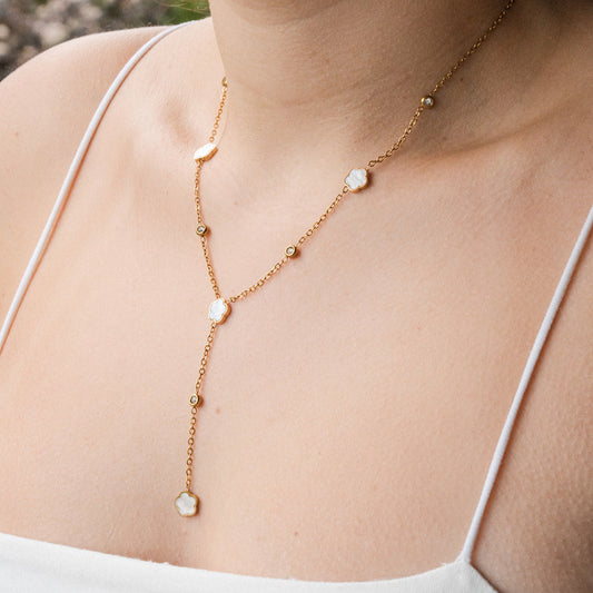 Pearl Flower Necklace