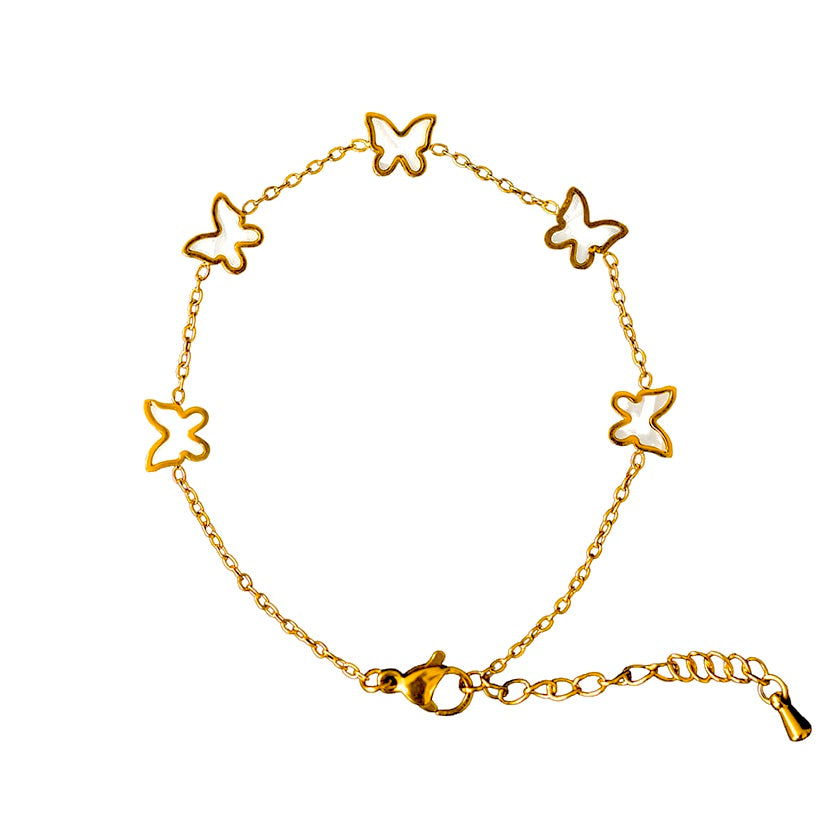 Pearl Butterfly Bracelet