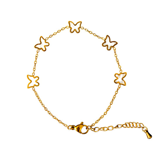 Pearl Butterfly Bracelet